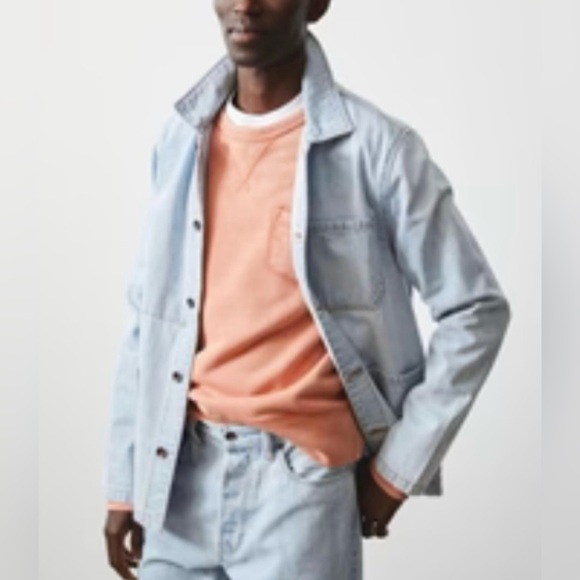 TODD SNYDER Selvedge Denim Chore Coat Darker
Wash Size S NWOT - Picture 4 of 13